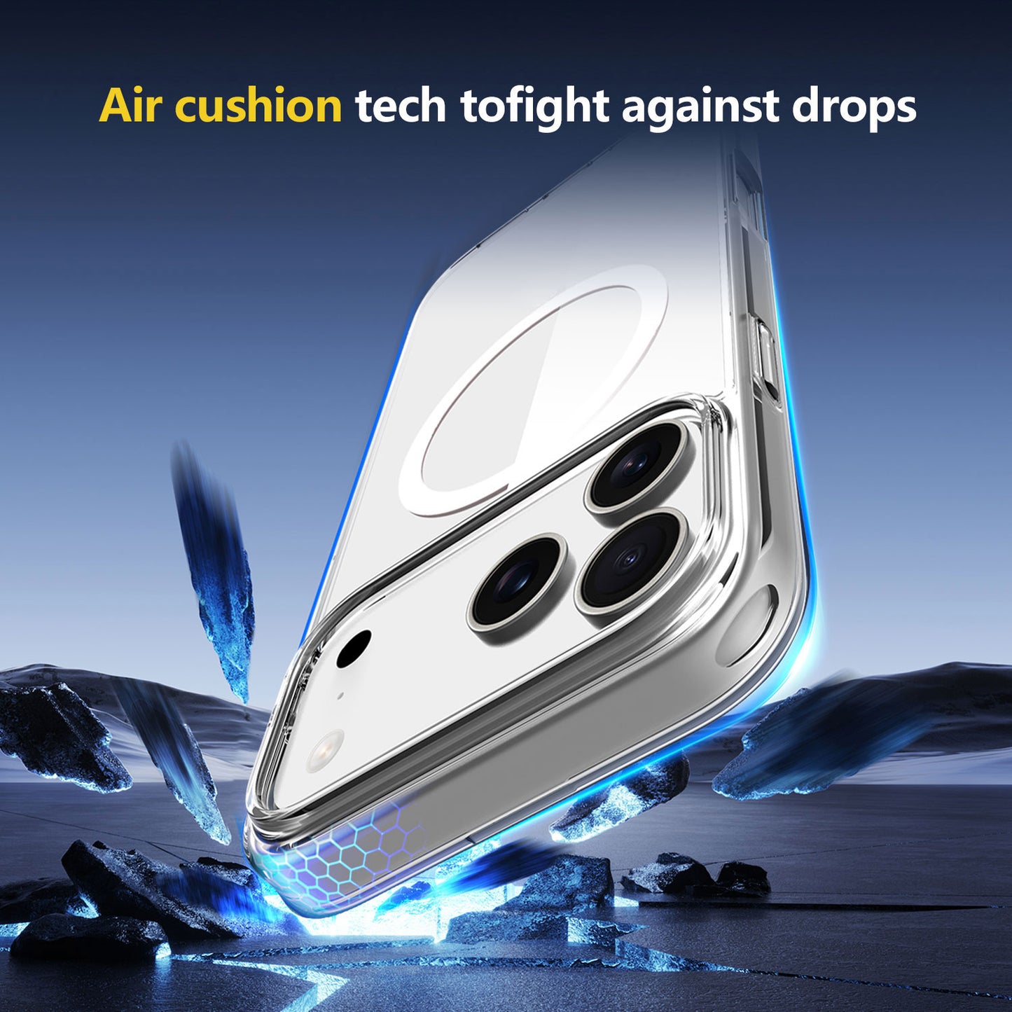 Iphone Case Clear with Wireless Charging for iPhone 17 17 Air 17 Pro 17 ProMax Compatible Pikcup Price