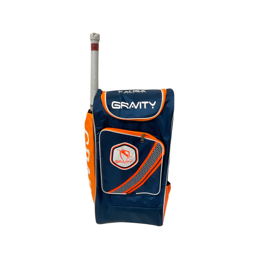 Kaliga Gravity Cricket Bag with Heavy Duty Polyester Material - Orange Colour