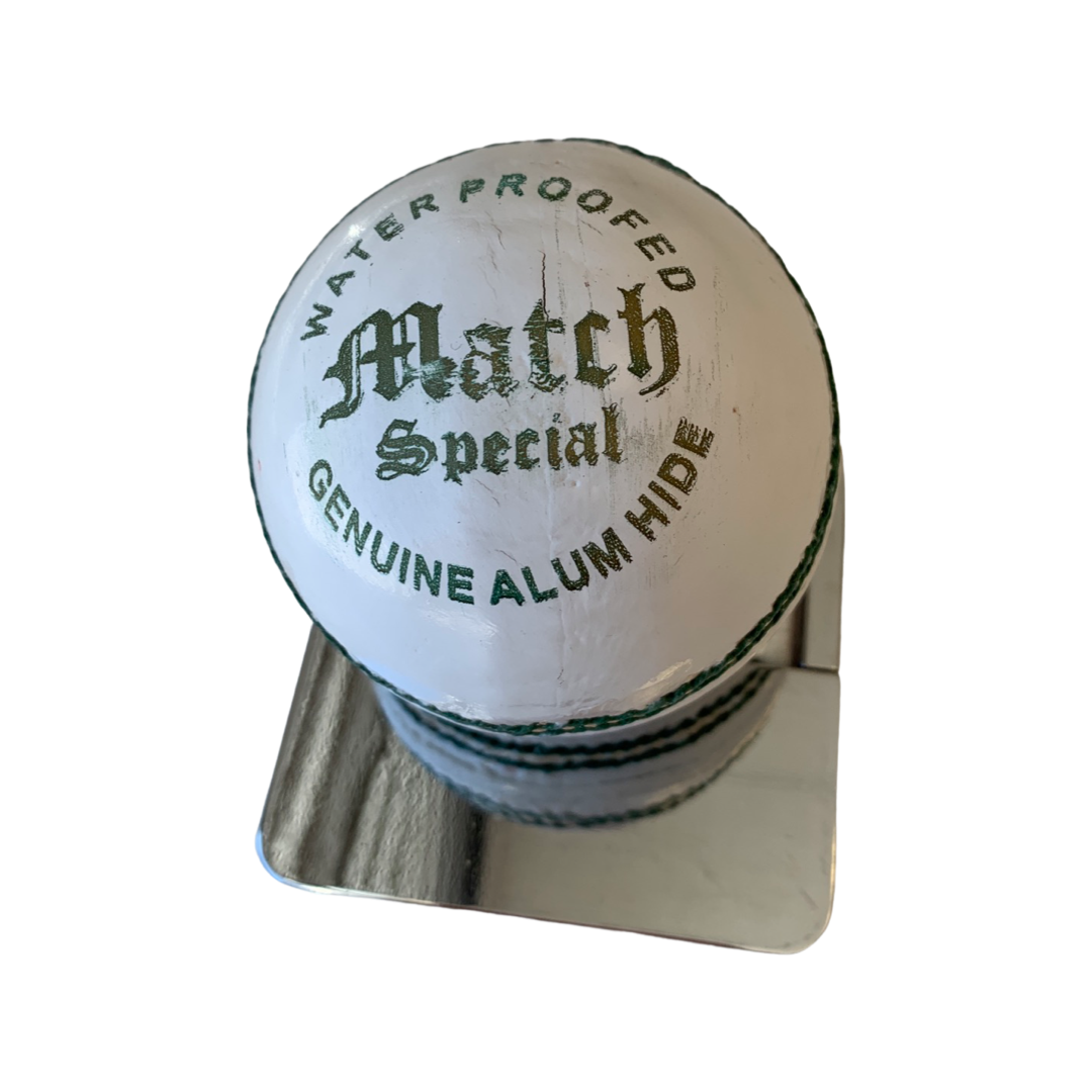 Match Special Leather Ball- White Colour