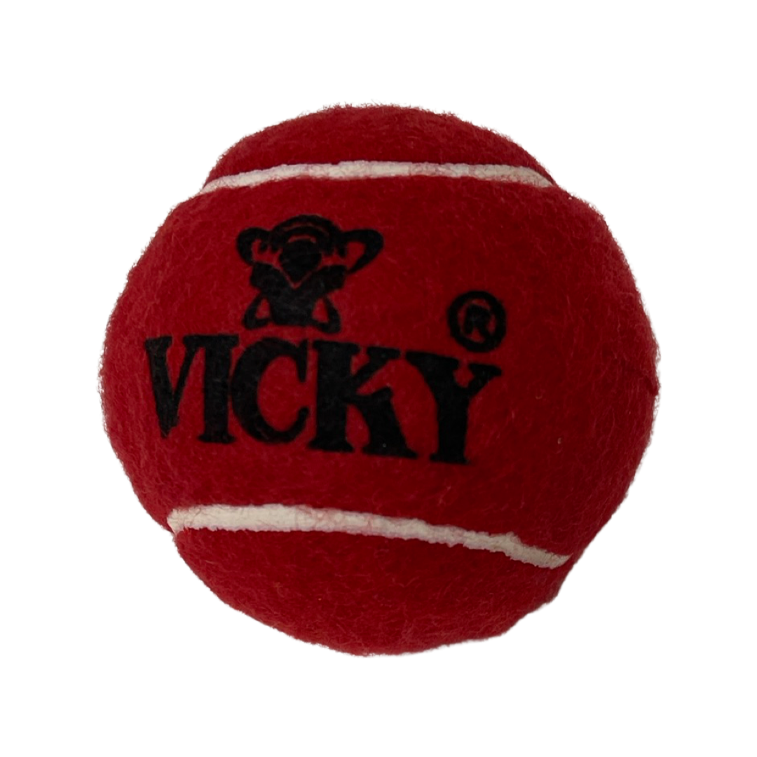 Vicky Cricket Tennis Ball - Red Colour Heavy Weight