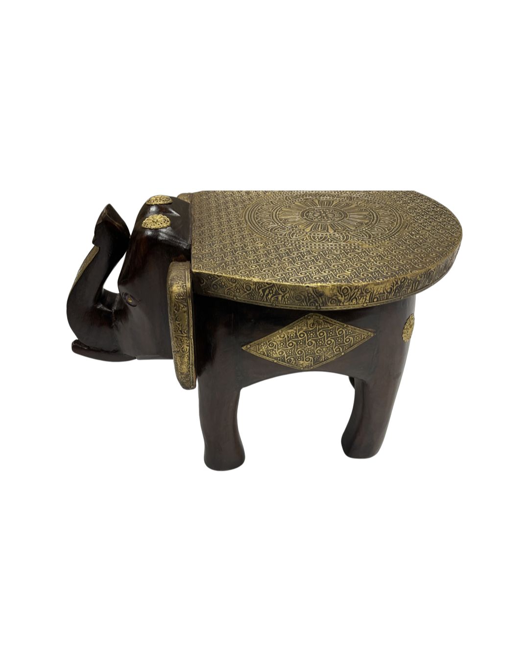 Brass Elephant Stool