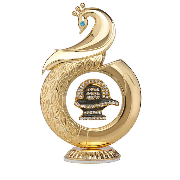 LORD SHIVA CAR DESK BOARD IDOL PEACOCK SHAPE