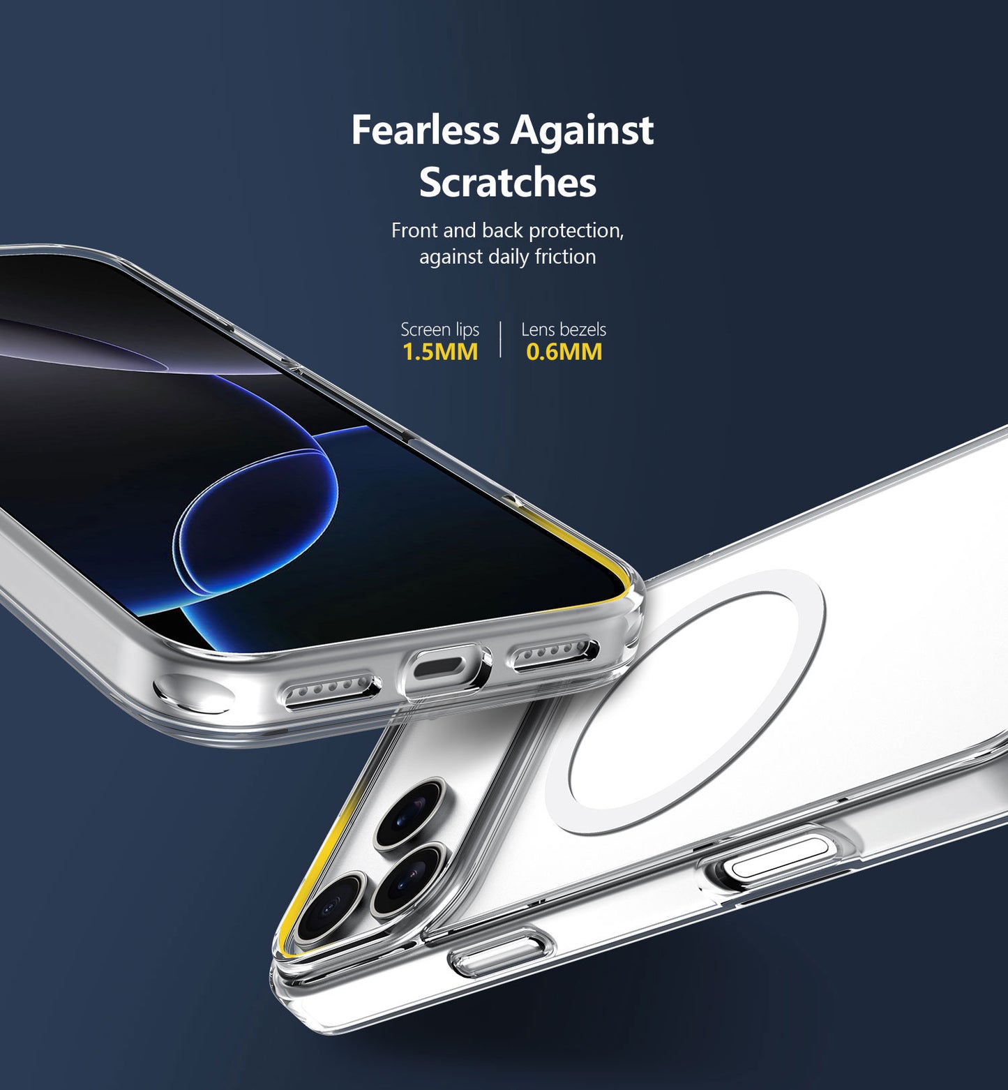 Iphone Case Clear with Wireless Charging for iPhone 17 17 Air 17 Pro 17 ProMax Compatible Pikcup Price