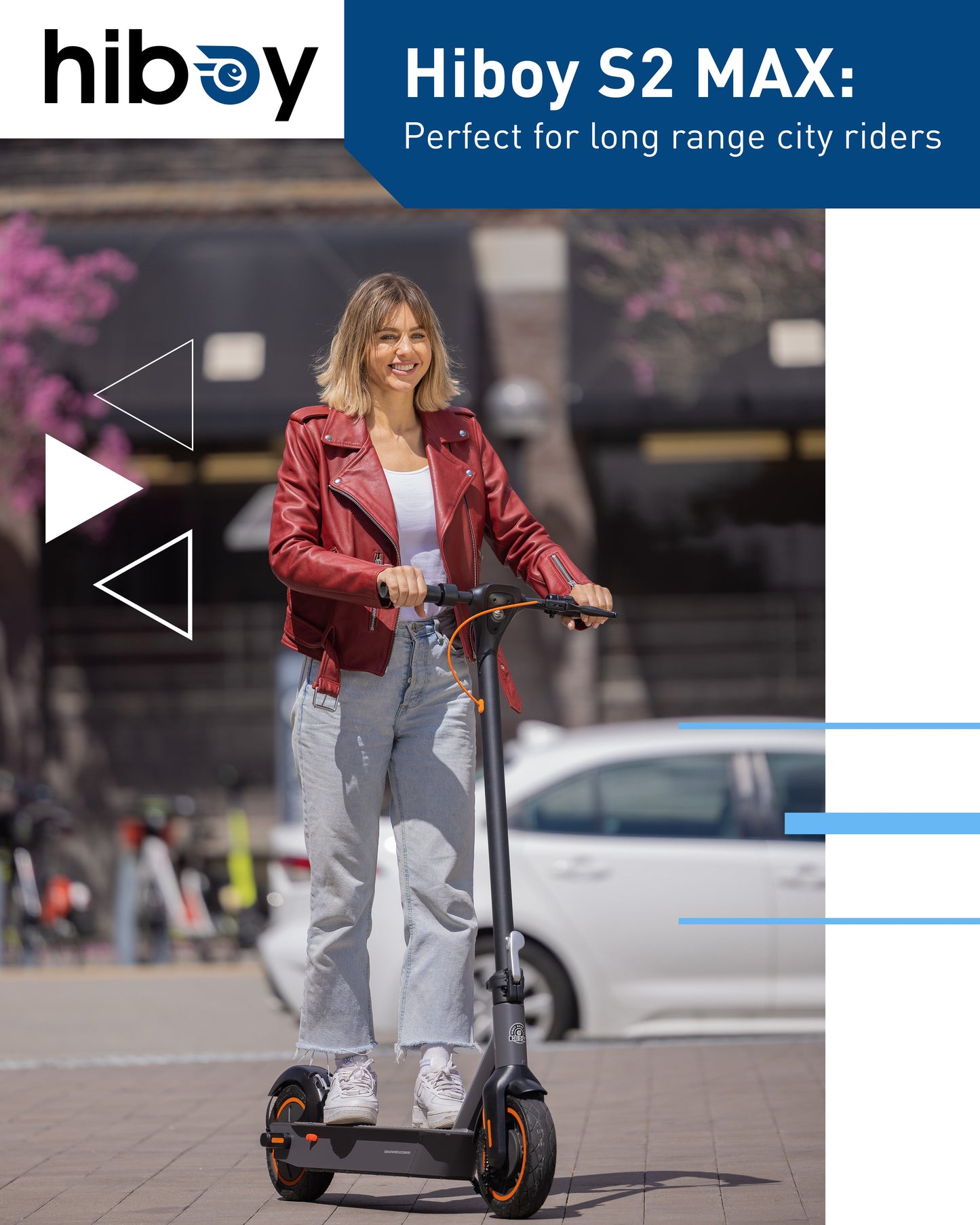 Hiboy S2 Max - The Ultimate Urban Commute Electric Scooter with Free Helmet