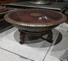Hardwood Brass Coffee Table KB68