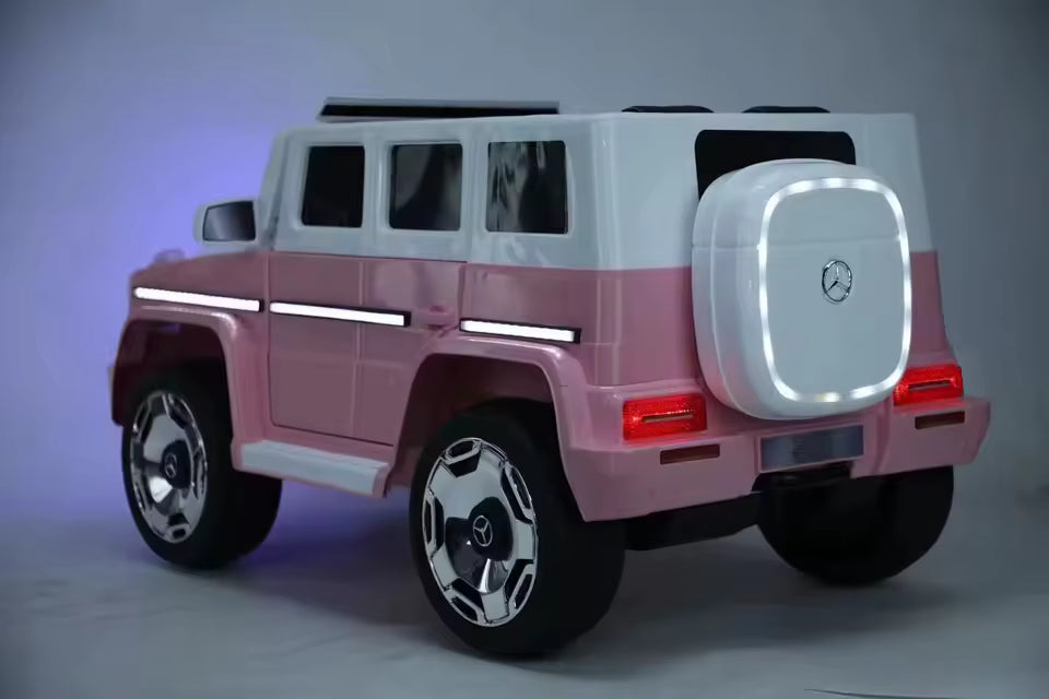 Mercedes EQ UTV with Fancy Lights Dual Drive Ride on Car Red colour only