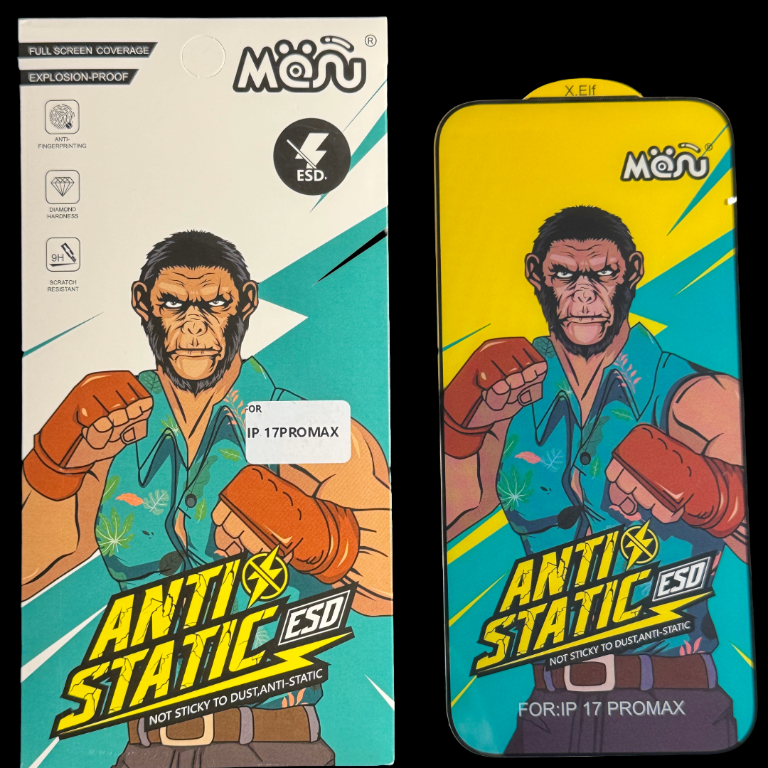 Anti Static ESD Glass Screen Protection for Iphone 17 17 Air 17 Pro 17 ProMax