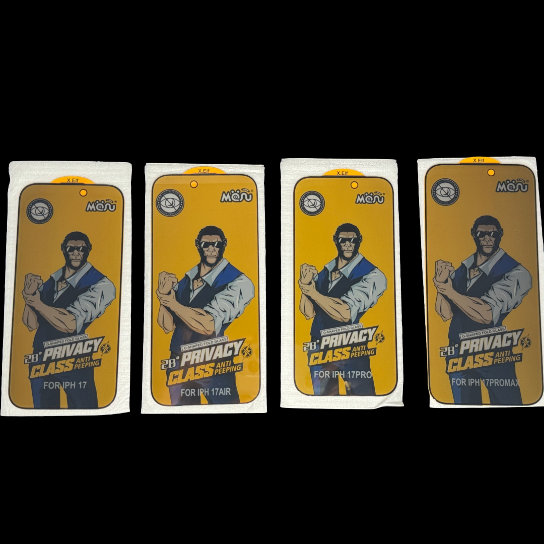 Premium Privacy Glass Screen Protection for Iphone 17 17 Air 17 Pro 17 ProMax