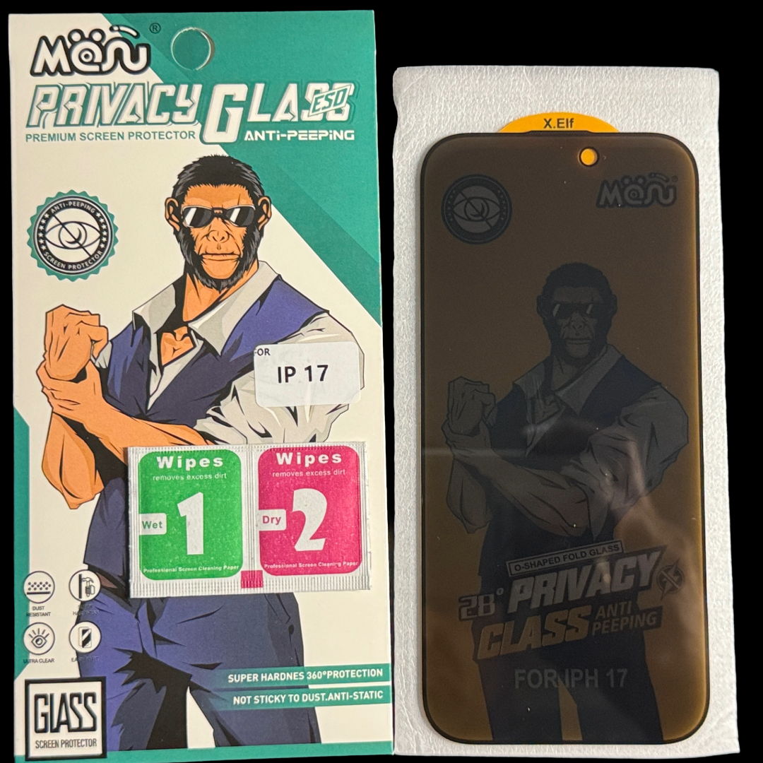 Premium Privacy Glass Screen Protection for Iphone 17 17 Air 17 Pro 17 ProMax