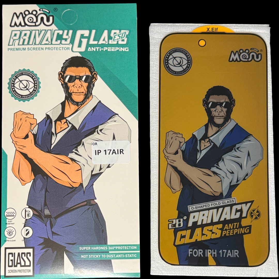 Premium Privacy Glass Screen Protection for Iphone 17 17 Air 17 Pro 17 ProMax