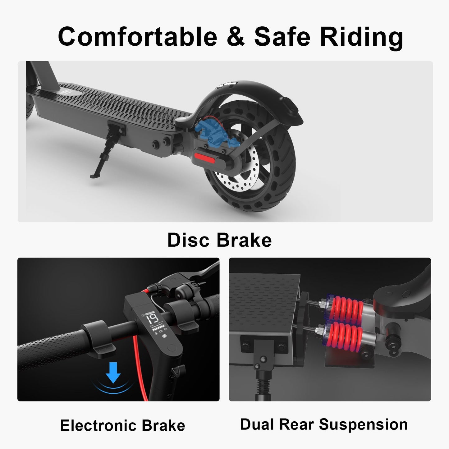 Hiboy S2 Electric Scooter City Commuter with Free Helmet