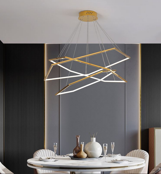 Nordic Pendant Lights Gold Creative Modern LED Lamp Fixture for Home Decoration Living Room