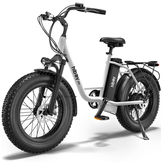 Hiboy EX6 Step-thru Fat Tire Electric Bike White Color Pay in 3 Years RBC