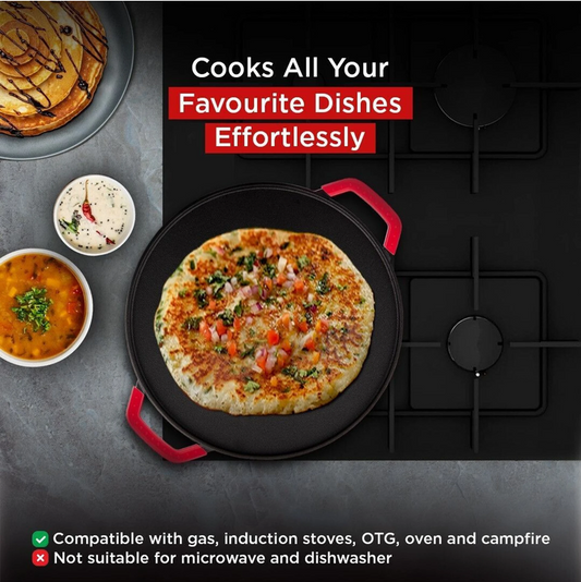 Pigeon Imperi Cast Iron Dosa Tawa 300