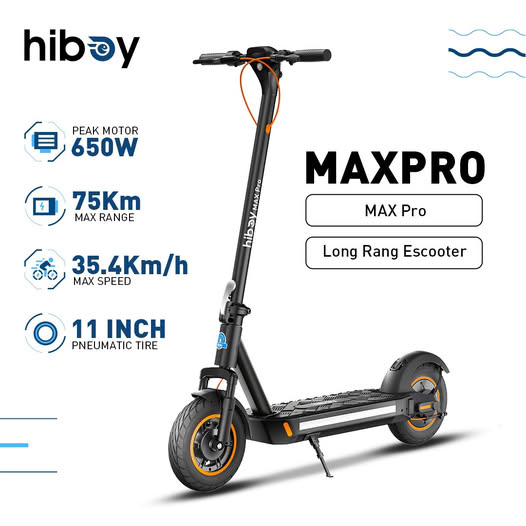 Hiboy MAX PRO Electric Scooter for Adult with Free Helmet