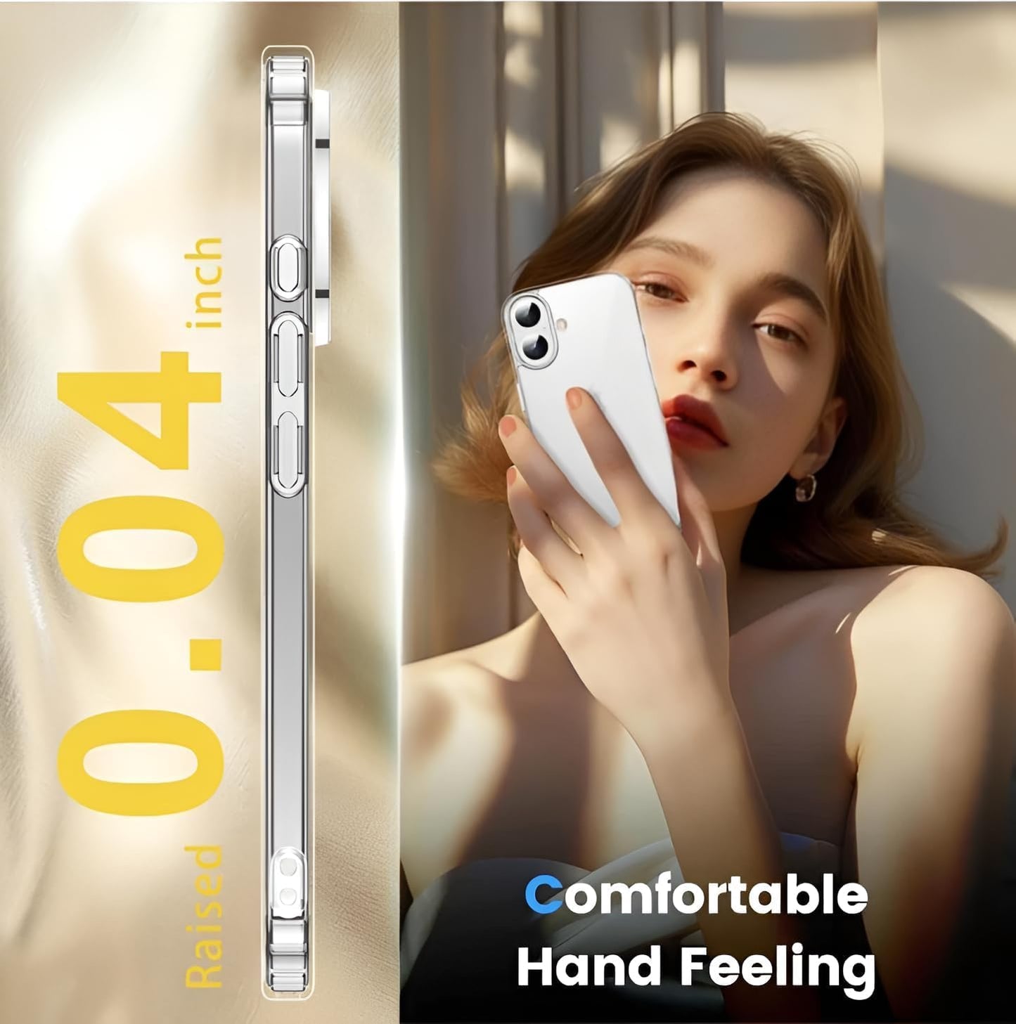 Iphone Case Clear with Wireless Charging for iPhone 16 16 Air 16 Pro 16 ProMax Compatible Pikcup Price