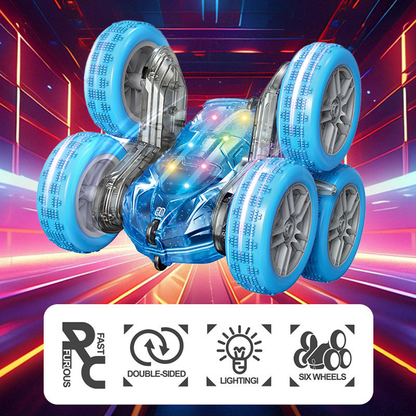 RC Stunt car Double Sided 6 Wheel