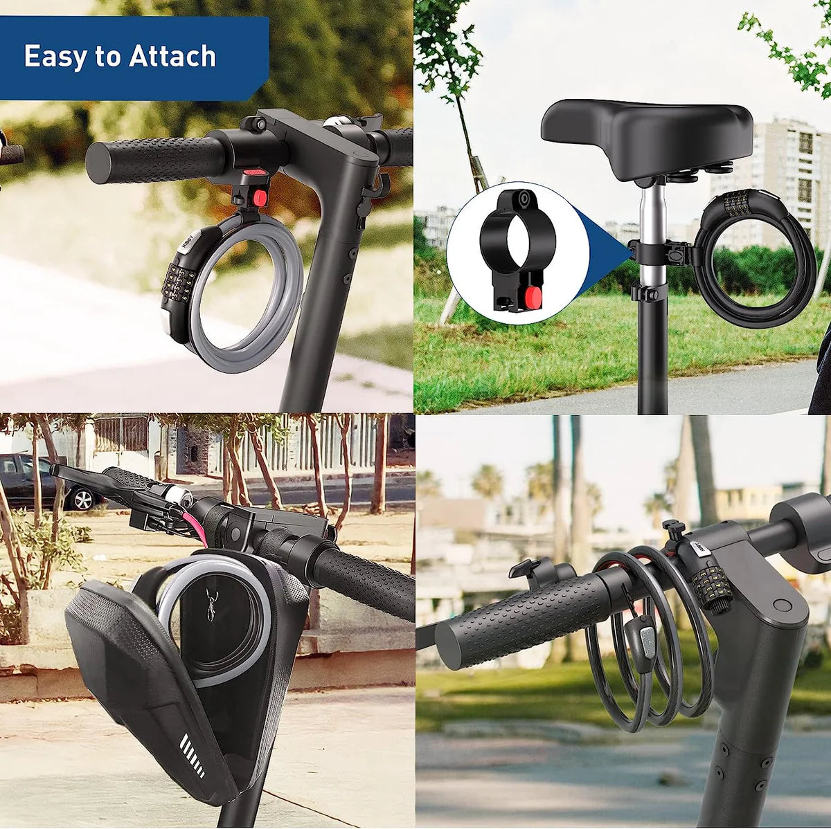 Hiboy Password Cable Lock for Bike and Escooter