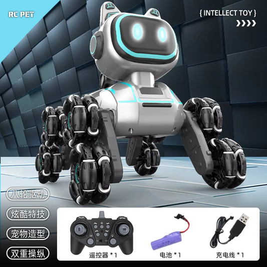 Stunt  dog  car (hand  remote control+gravity induction  watch)