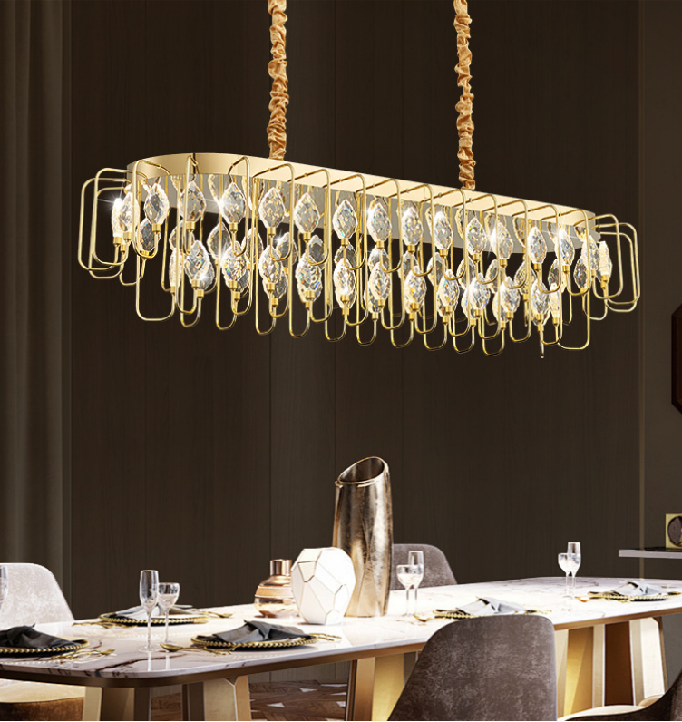 Crystal Chandelier Living Area Bedroom Luxury Lighting