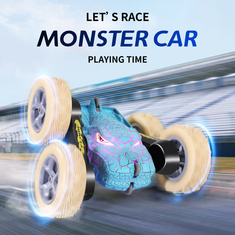 RC Stunt car with light and spray Toys