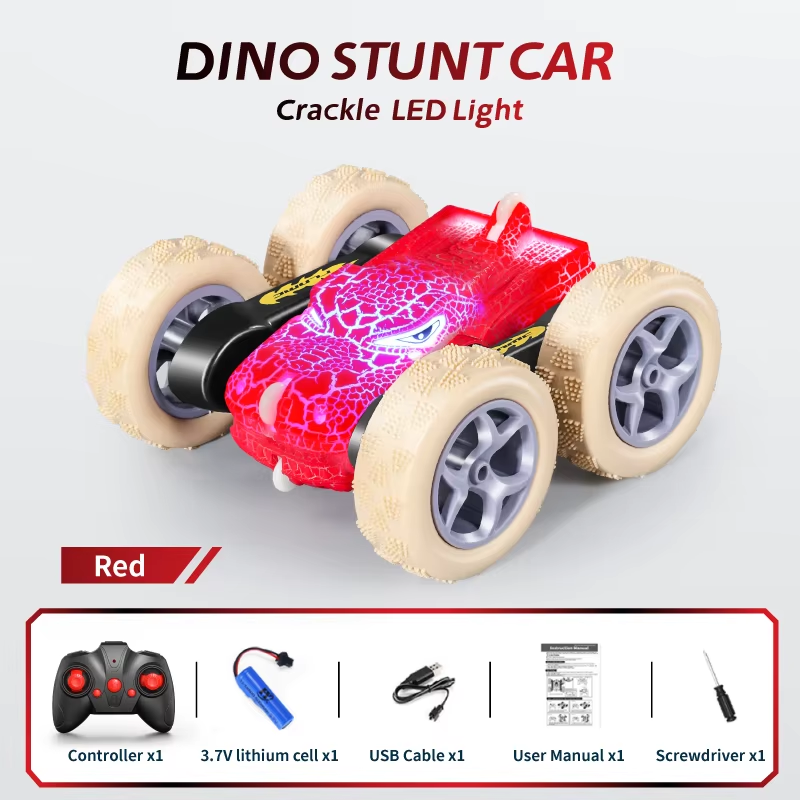 RC Stunt car with light and spray Toys
