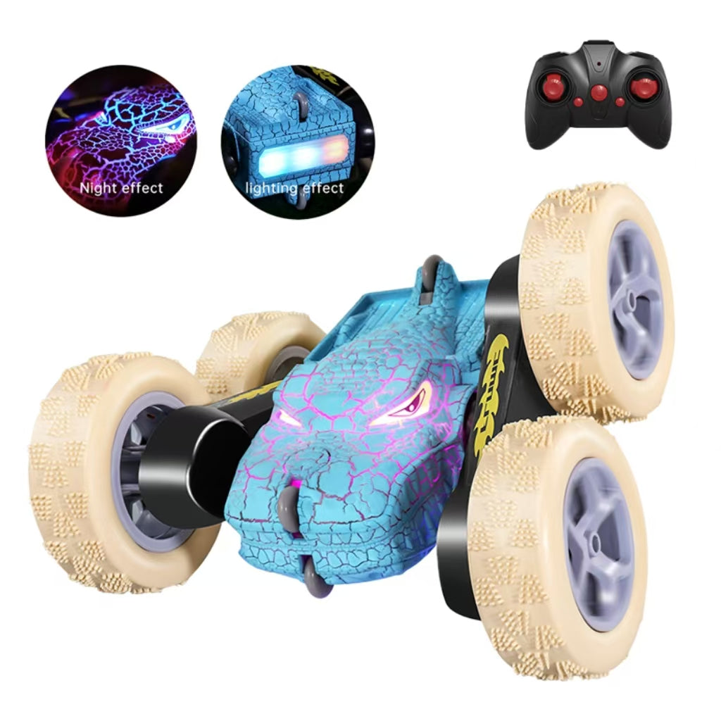 RC Stunt car with light and spray Toys