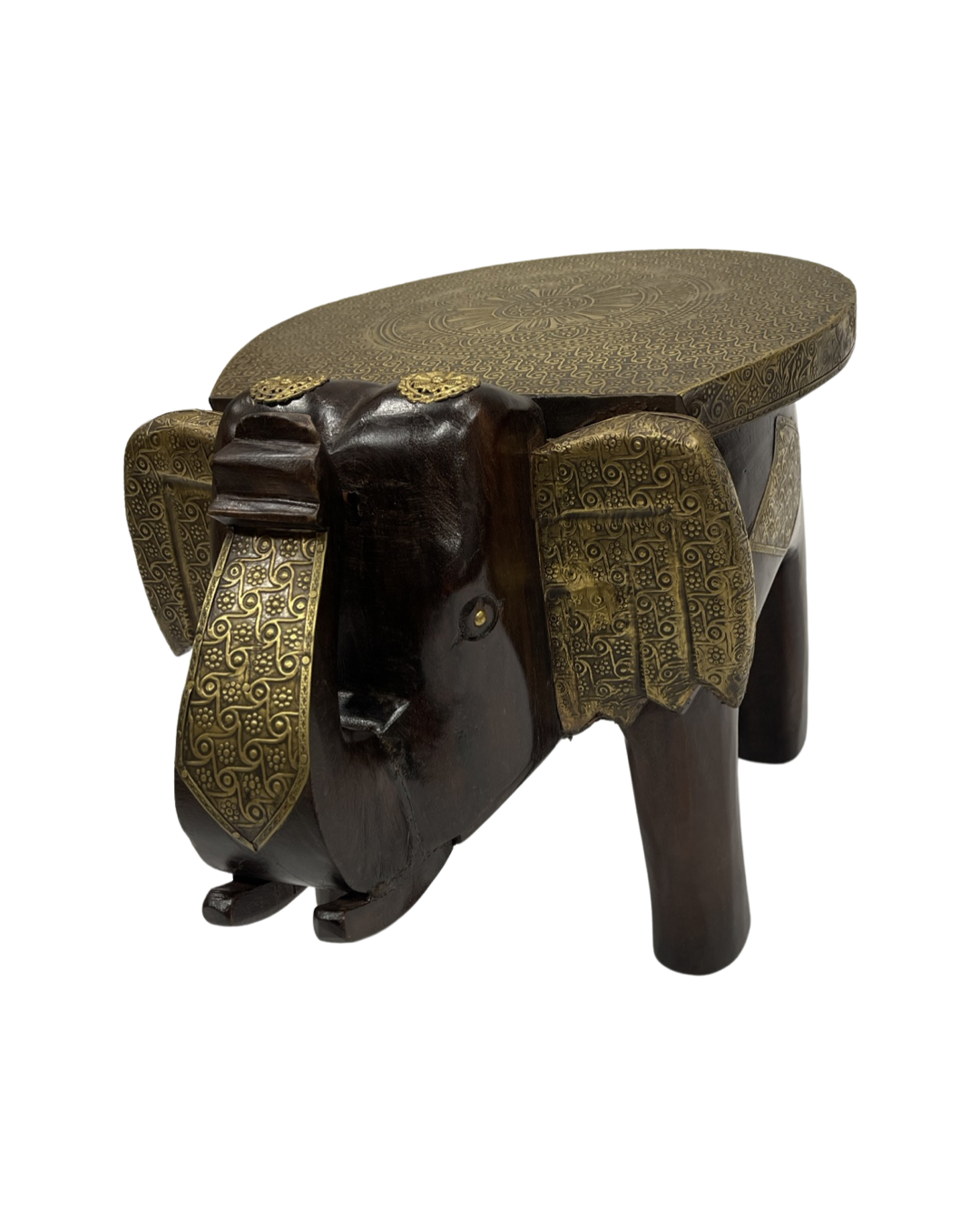 Brass Elephant Stool
