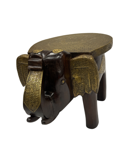 Brass Elephant Stool