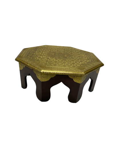 Brass 3 Set Stool for Puja