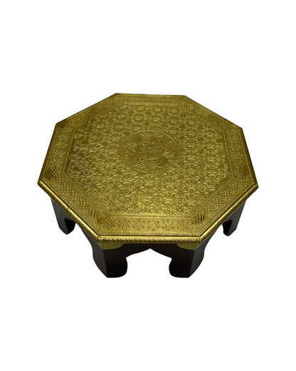 Brass 3 Set Stool for Puja