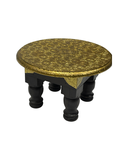Brass 3 Set Stool for Puja Decor