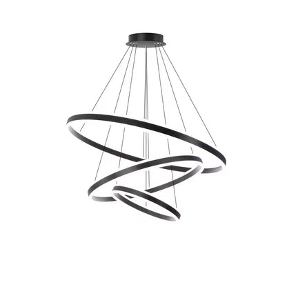 Led Chandelier Lights 3 Rings 40+60 + 80 Cms