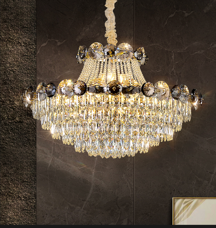 Chandelier Lights Crystal Series Luxury Homes Gold