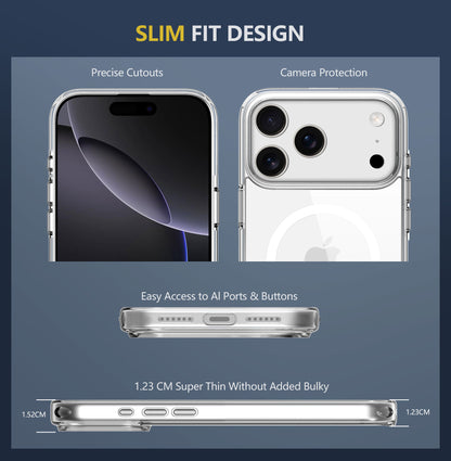 Iphone Case Clear with Wireless Charging for iPhone 17 17 Air 17 Pro 17 ProMax Compatible Pikcup Price