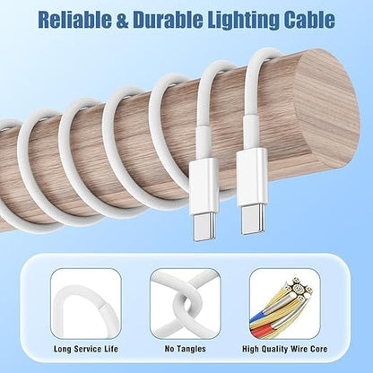 C Cable to C Cable for iPhone 15 16 17