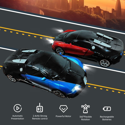2 in 1 Remote control transformation car (Bugatti 1:18)