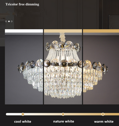 Chandelier Lights Crystal Series Luxury Homes Gold