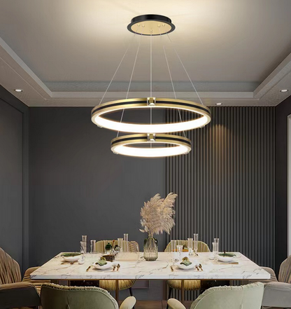 Crystal Chandelier Lights 3 Rings 40 + 60 + 80 Cms