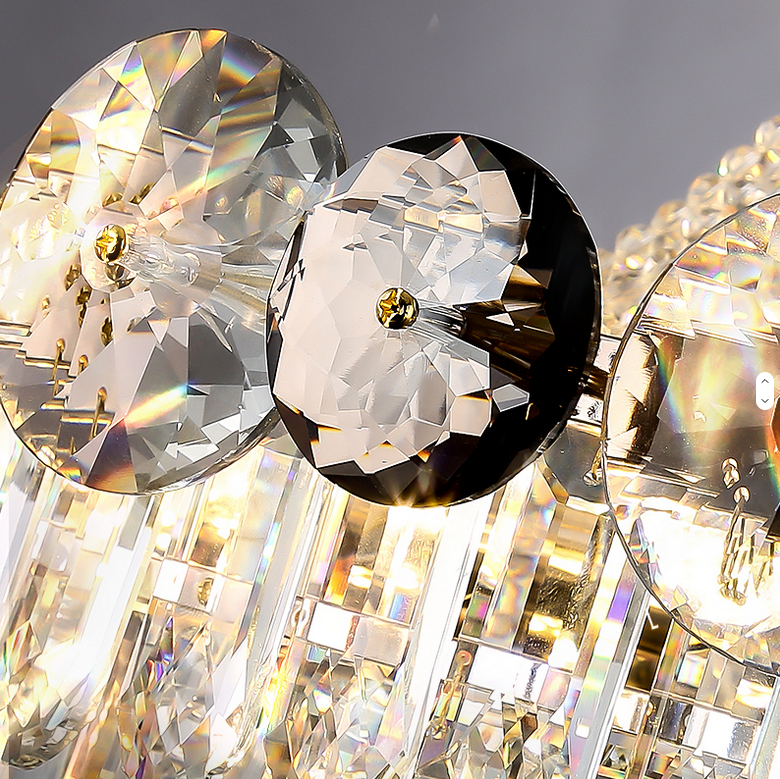 Chandelier Lights Crystal Series Luxury Homes Gold