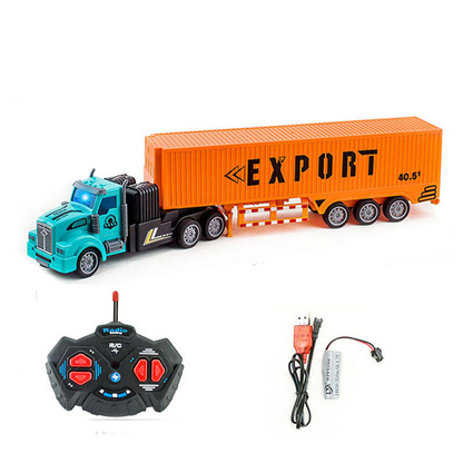 1：48 Scale four function light remote control container trailer Orange Color