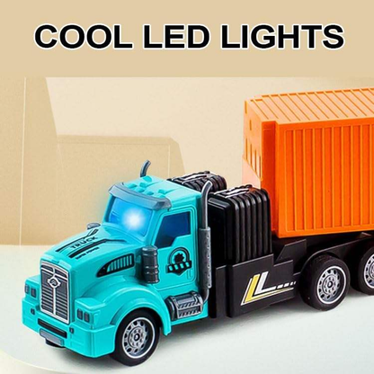1：48 Scale four function light remote control container trailer Orange Color