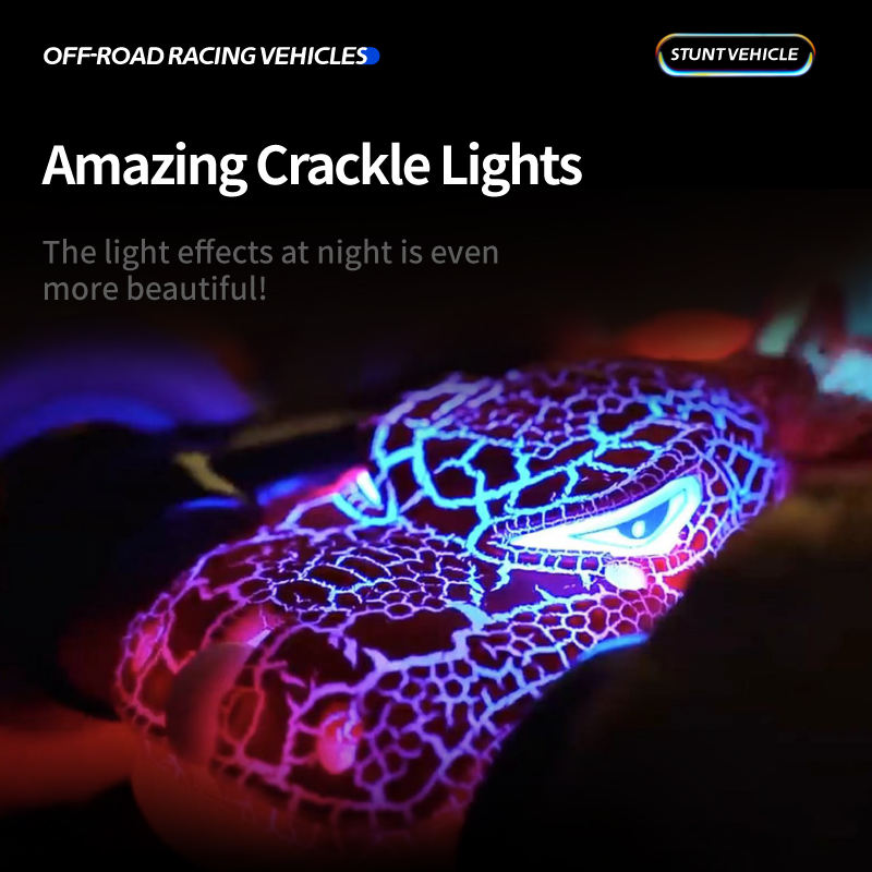 RC Stunt car with light and spray Toys