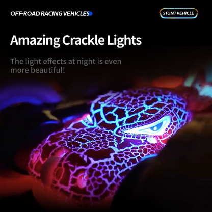 RC Stunt car with light and spray Toys