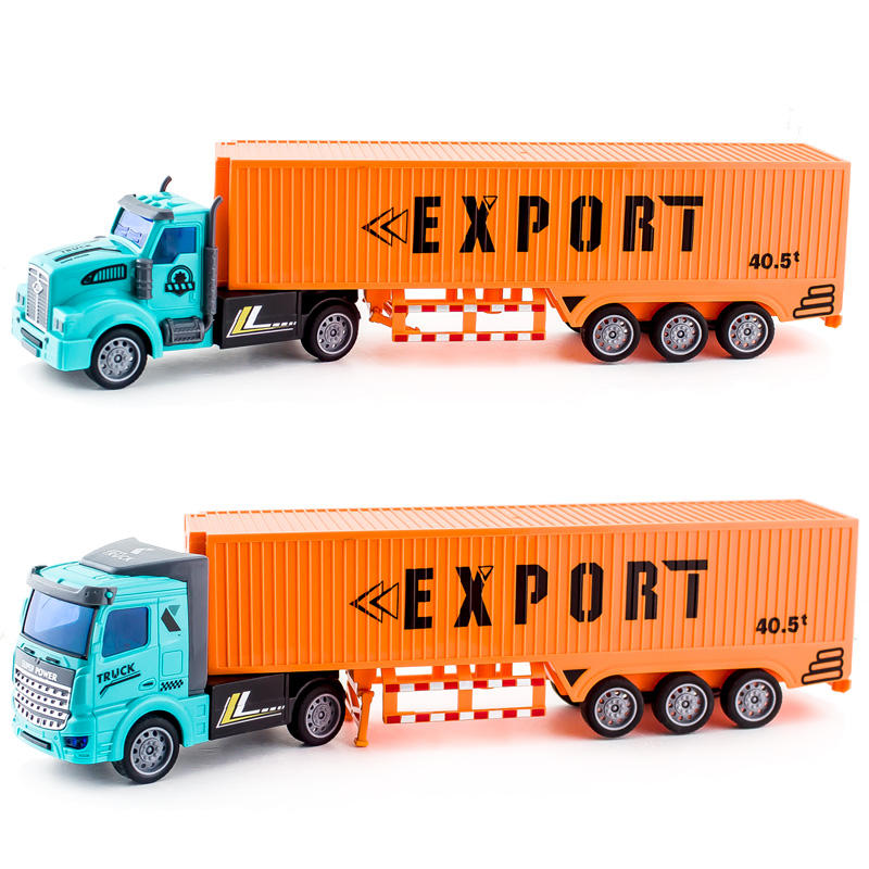 1：48 Scale four function light remote control container trailer Orange Color