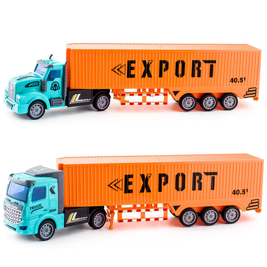 1：48 Scale four function light remote control container trailer Orange Color