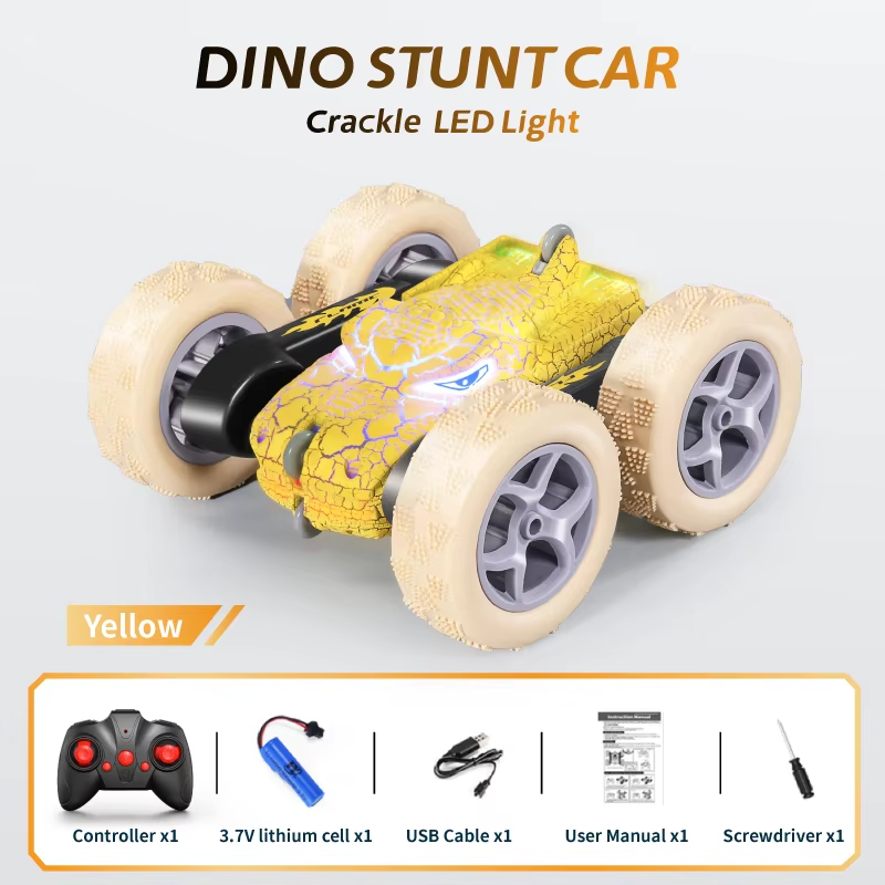 RC Stunt car with light and spray Toys