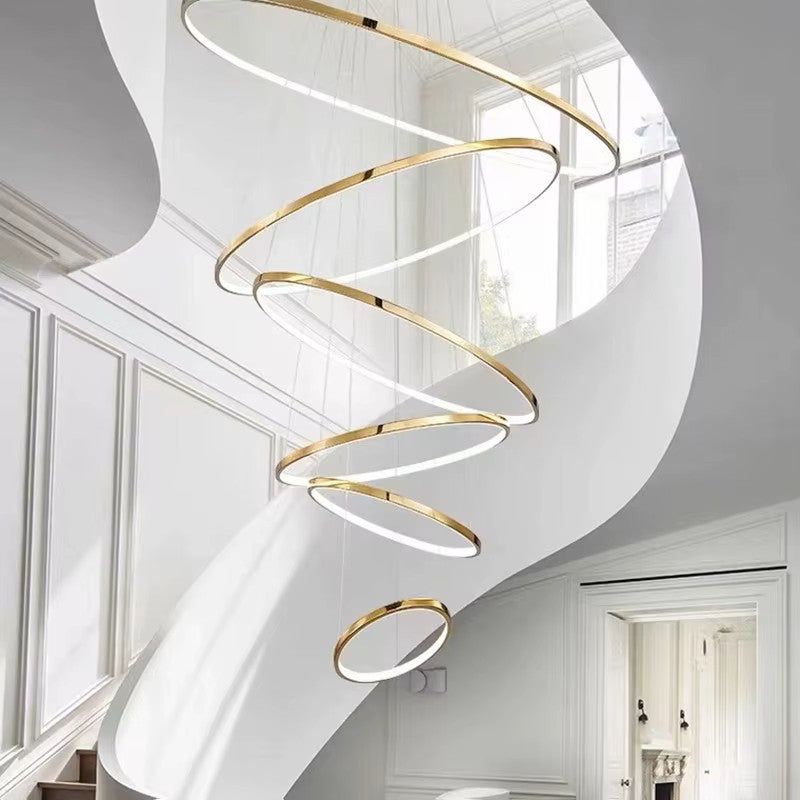 Led Rings Chandelier Lights Size D40+D60+D80CM 3 rings