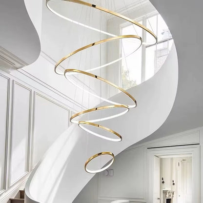 Led Rings Chandelier Lights Size D40+D60+D80CM 3 rings