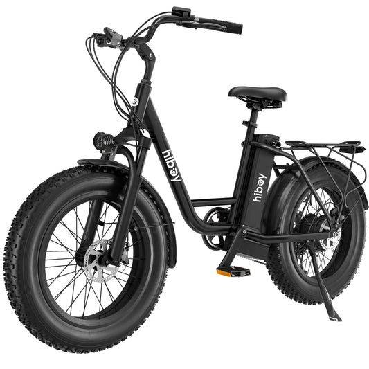 Hiboy EX6 Step-thru Fat Tire Electric Bike Black Colour